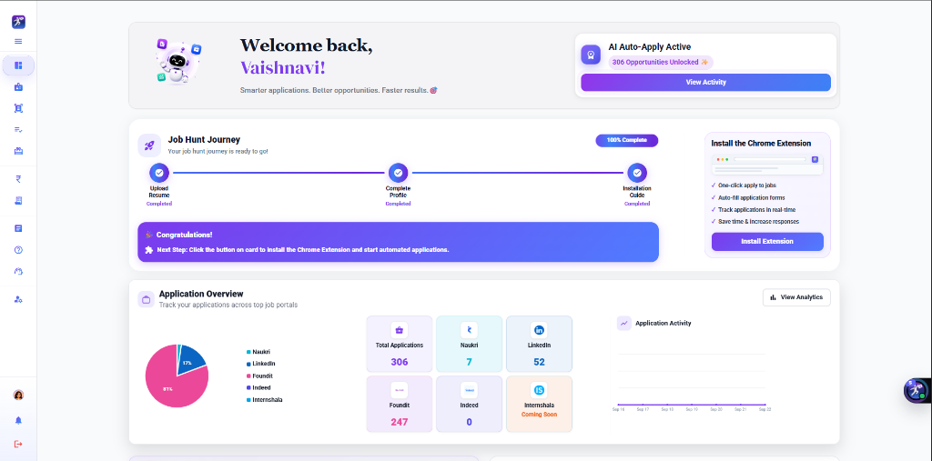 SmartApplai desktop view